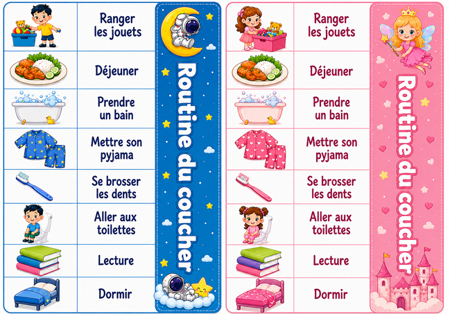 Routines du soir et du coucher